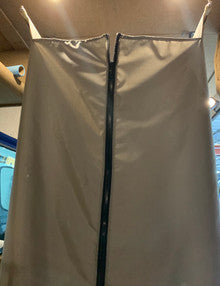 Camper van collapsible modular shower