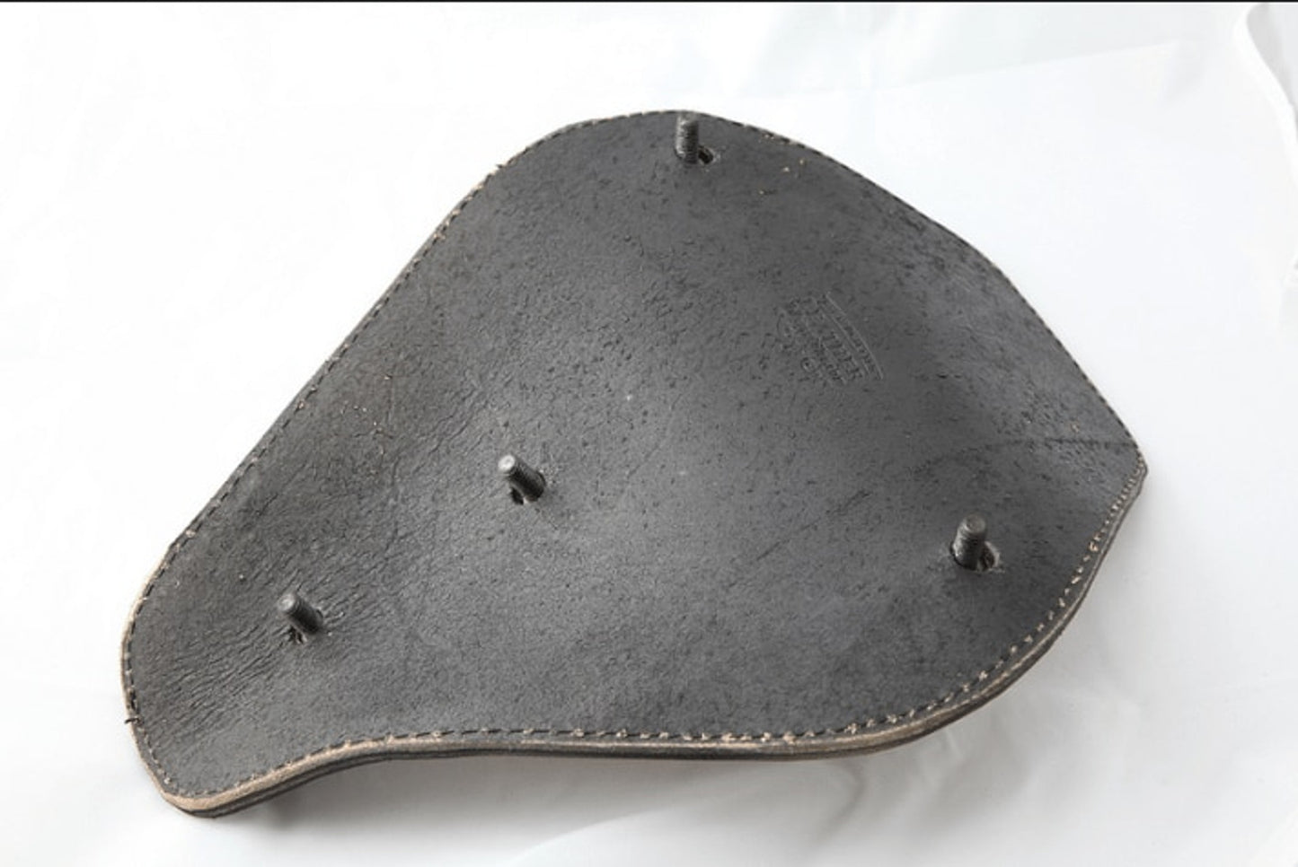 Black Distressed Leather Snub Nose Seat 10x13