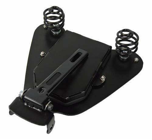 Seat & Mounting Kit for 2004-2006 Sportster with 10x13 Snub Hand Tooled Seat Gel Tan