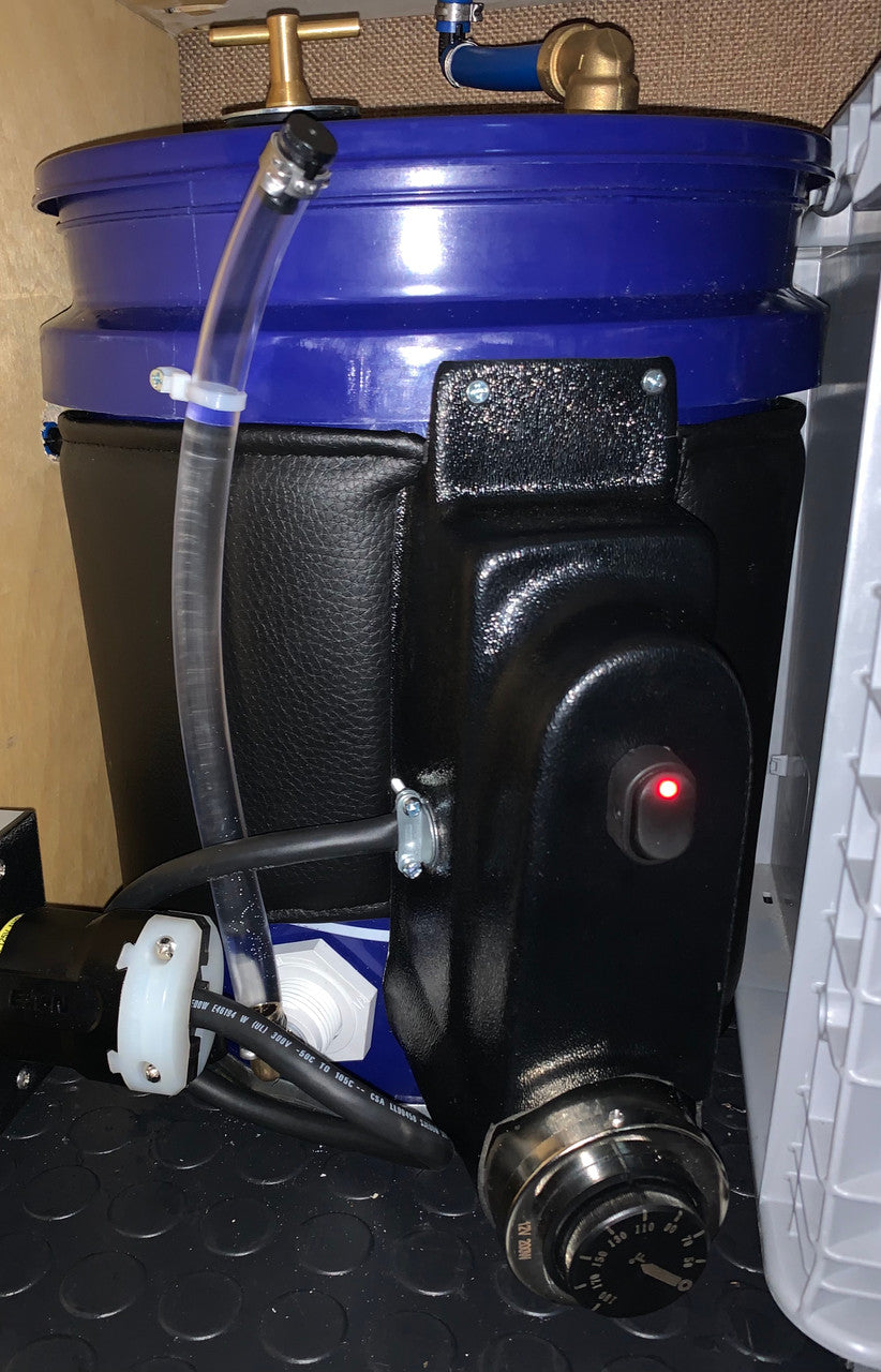 12 volt hot water heater for campers and outdoor showers