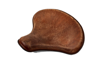 Distressed Brown Tractor Seat with Sportster Mounting Kit Black Springs