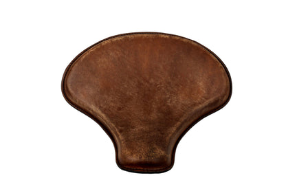 Distressed Brown Tractor Seat with Sportster Mounting Kit Black Springs