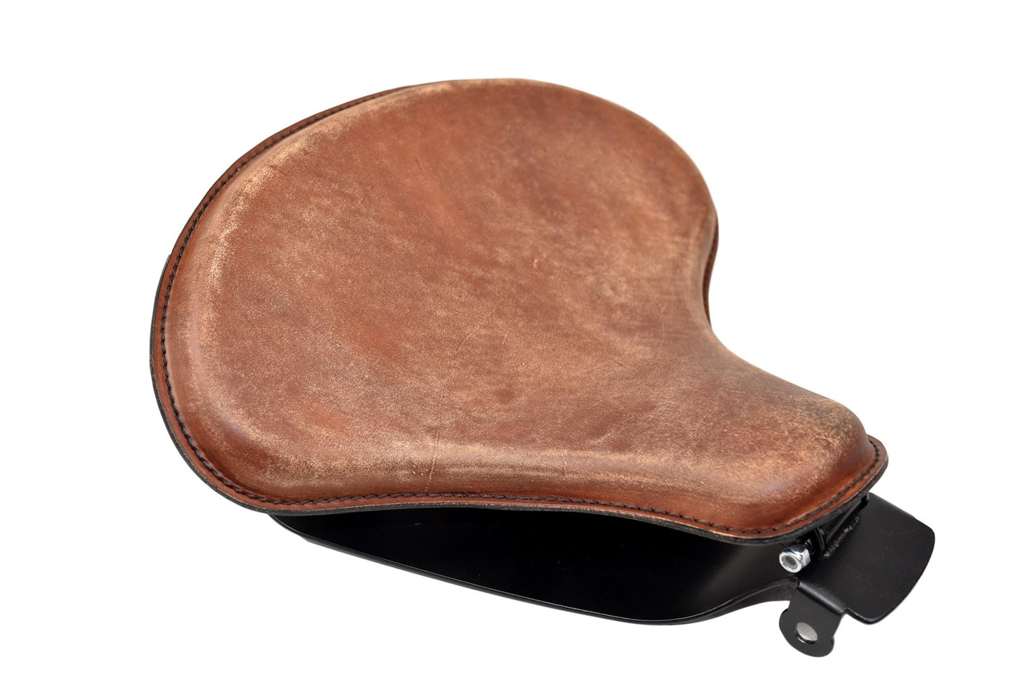 Seat & Mounting Kit for 2004-2006 Sportster with 15x14 Distressed Brown Tractor Seat
