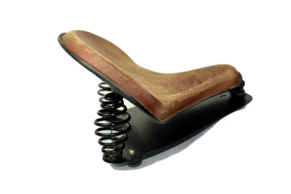Distressed Brown Tractor Seat 15x14 with Indian Scout Mounting Kit 2015 & Up