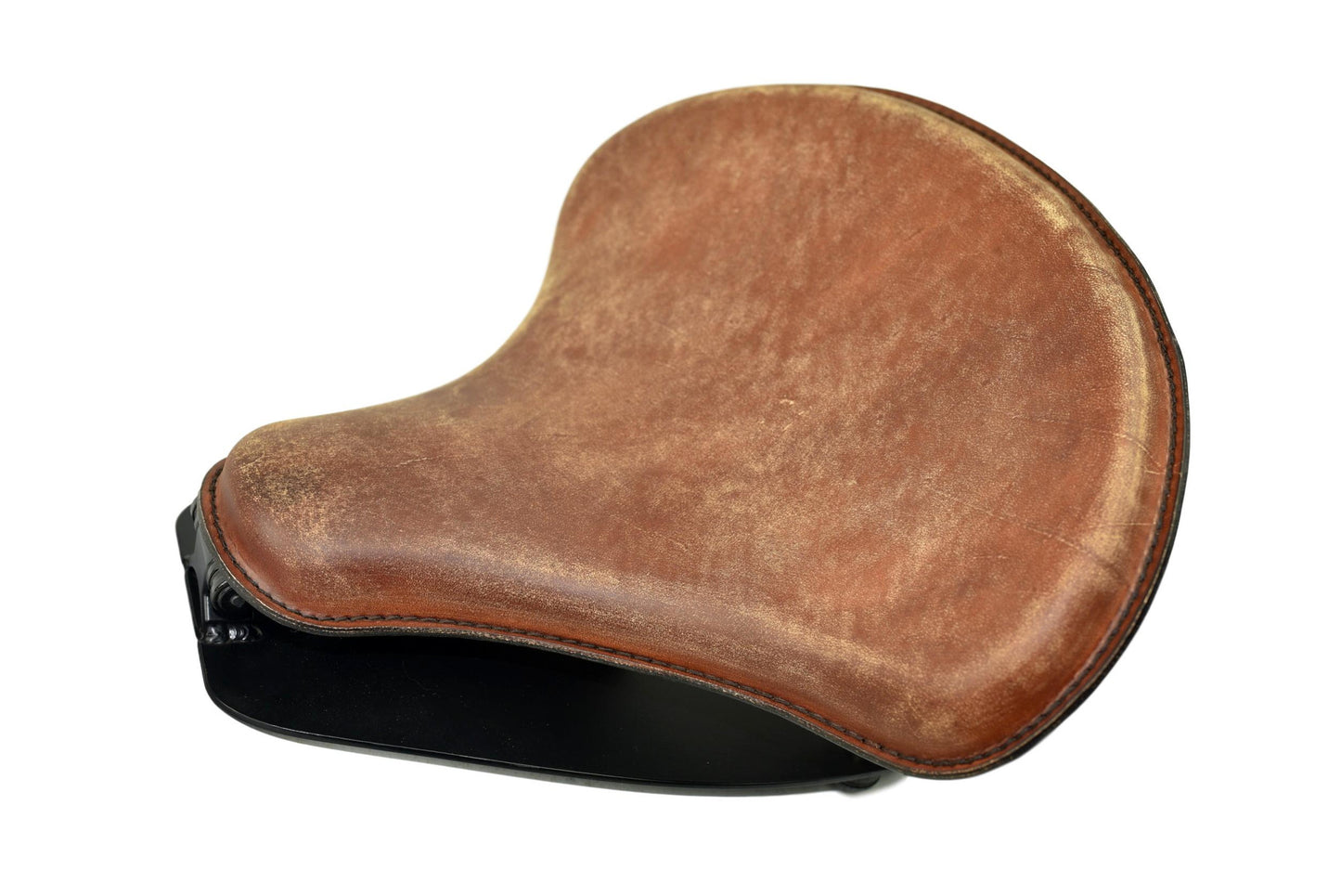 Distressed Brown Tractor Seat 15x14 with Indian Scout Mounting Kit 2015 & Up