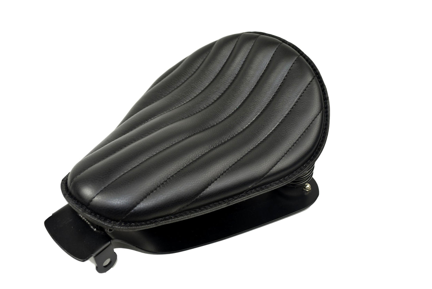 Seat & Mounting Kit for 2010-2022 Sportster with Black Tuck N Roll 10x13 Seat