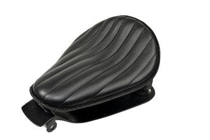 Seat & Mounting Kit for 2010-2022 Sportster with Black Tuck N Roll 10x13 Seat