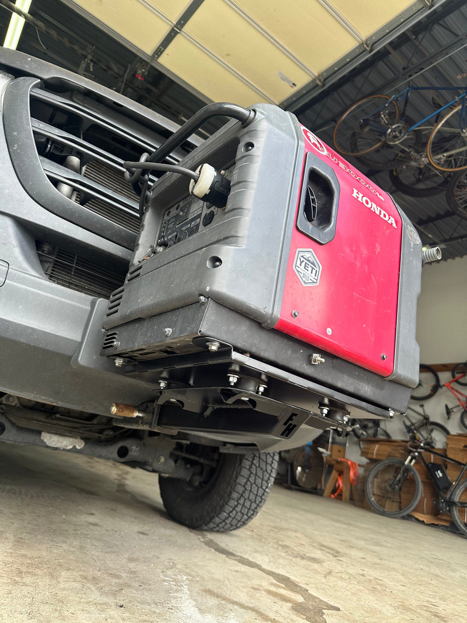Honda eu3000is 2" Hitch receiver generator mount