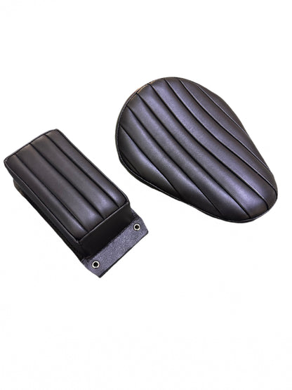 Bates style spring solo tuck and roll seat
