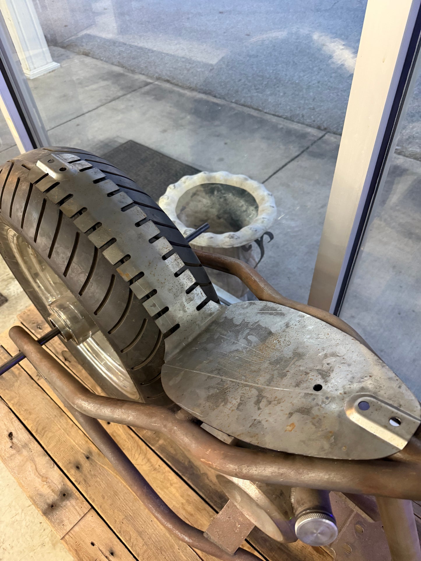 Hardtail chopper cobra 16 Gauge seat pan