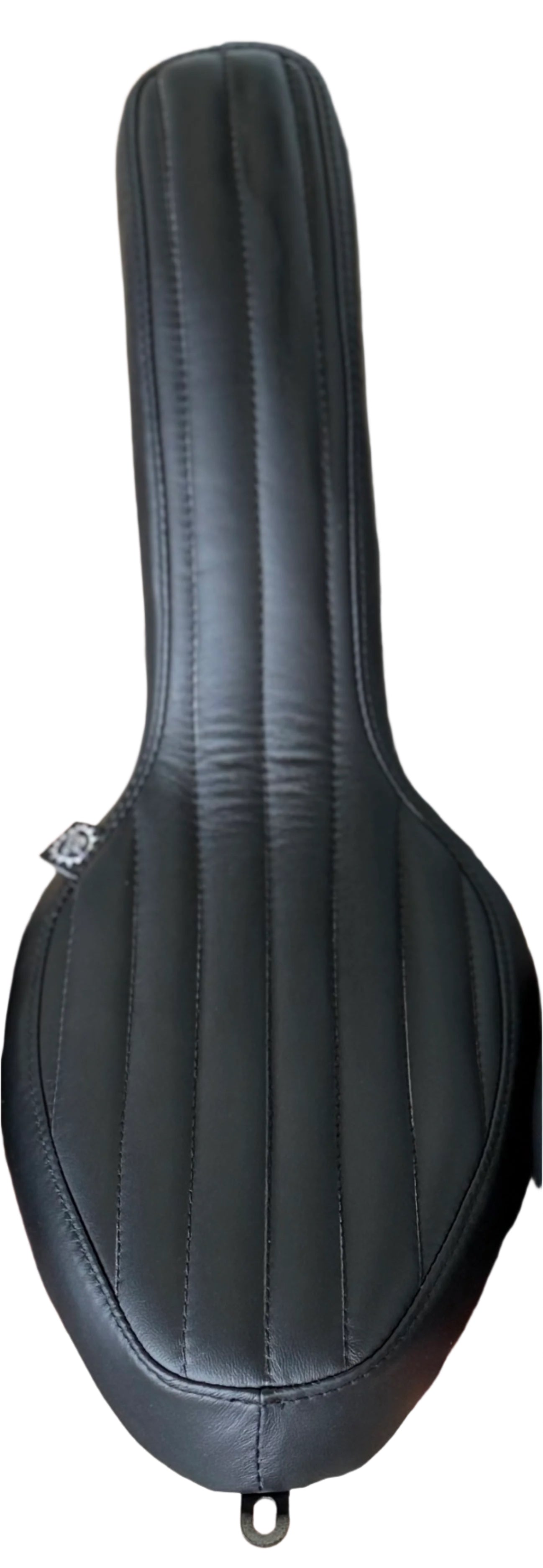 Leather Cobra motorcycle seat
