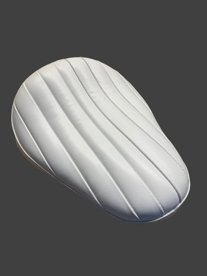 Bates style spring solo tuck and roll seat white