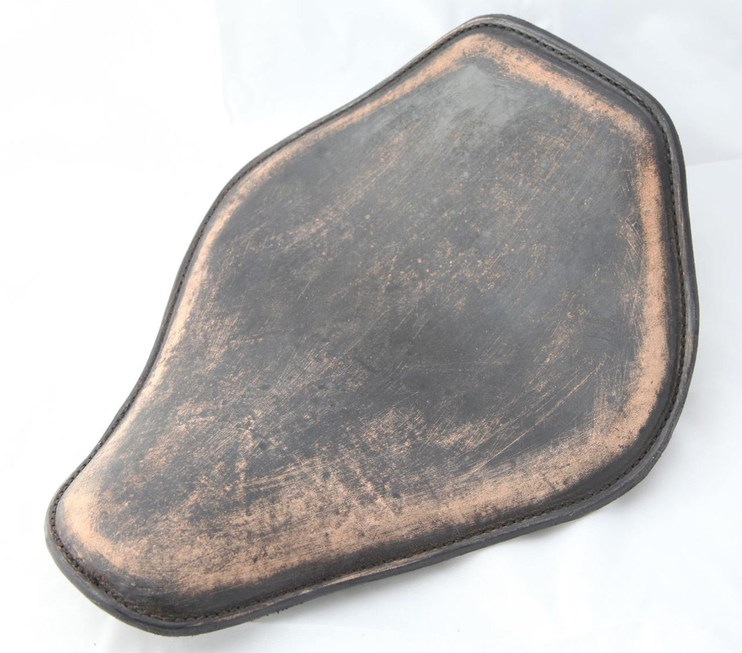Black Distressed Leather Snub Nose Seat 10x13