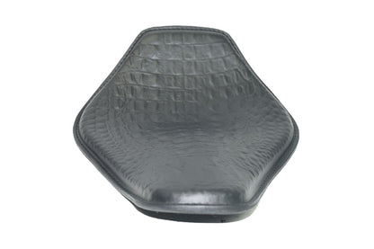 Black Snub Nose Embossed Alligator 10x13 Spring Solo Seat