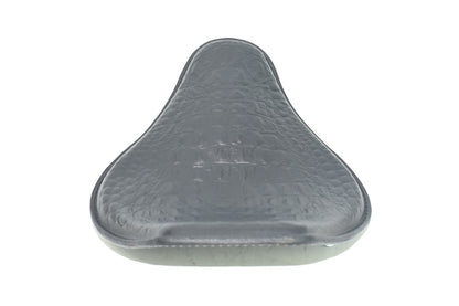 Black Snub Nose Embossed Alligator 10x13 Spring Solo Seat