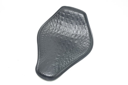 Black Snub Nose Embossed Alligator 10x13 Spring Solo Seat