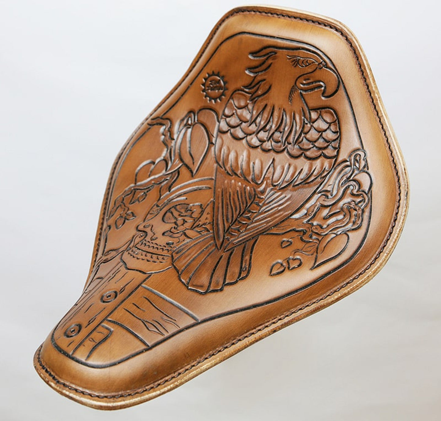 Death Eagle Tooled Seat (Snub Nose)