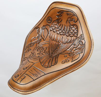 Death Eagle Tooled Seat (Snub Nose)