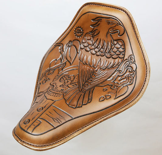 Death Eagle Tooled Seat (Snub Nose)