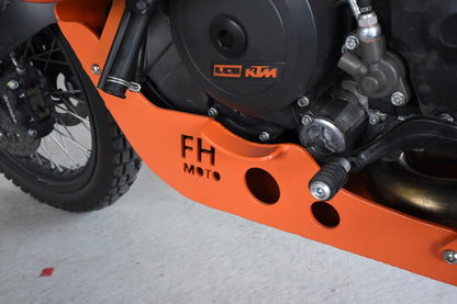 KTM Adventure 1290, 1190, 1090 Skid Plate and Kickstand Relocate for 2013 to Current Year Model