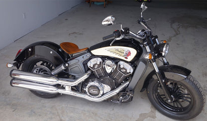 Indian Scout Gel Tan Tractor Seat and Kit 2015-2024