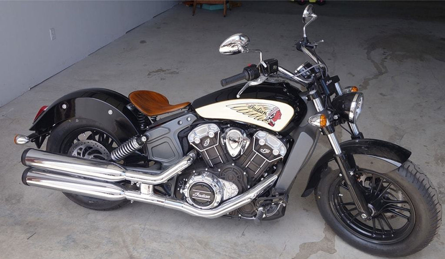 Spring Seat Mounting Kit Indian Scout 2015 & Up Black Springs