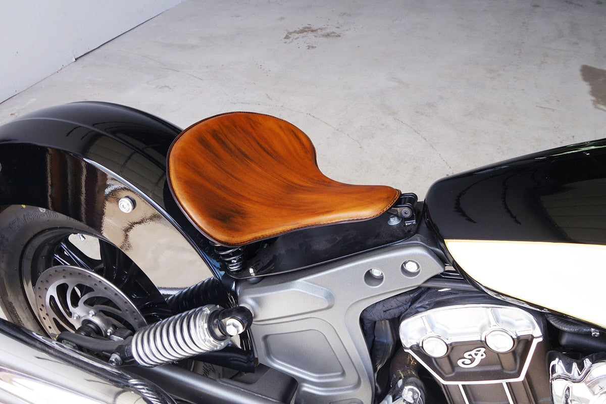 Indian Scout Gel Tan Tractor Seat and Kit 2015-2024