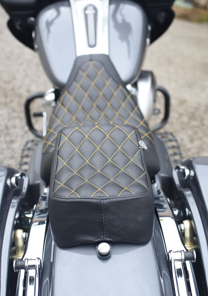 08-22 Harley Davidson Touring seat Slim Foam Chopper contour rear